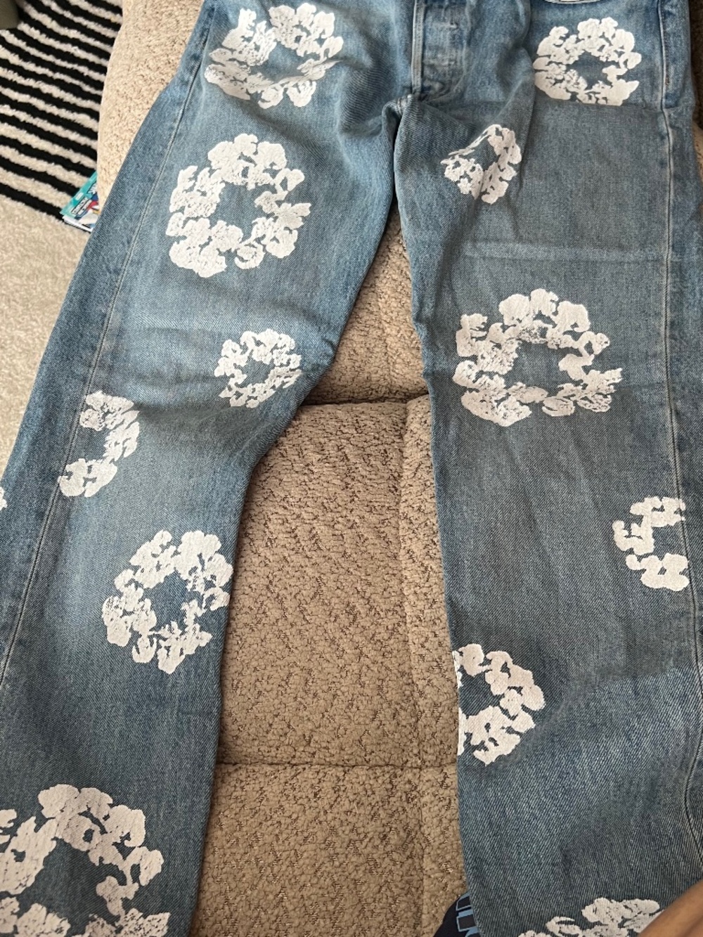 Authentic Denim Tear Jeans